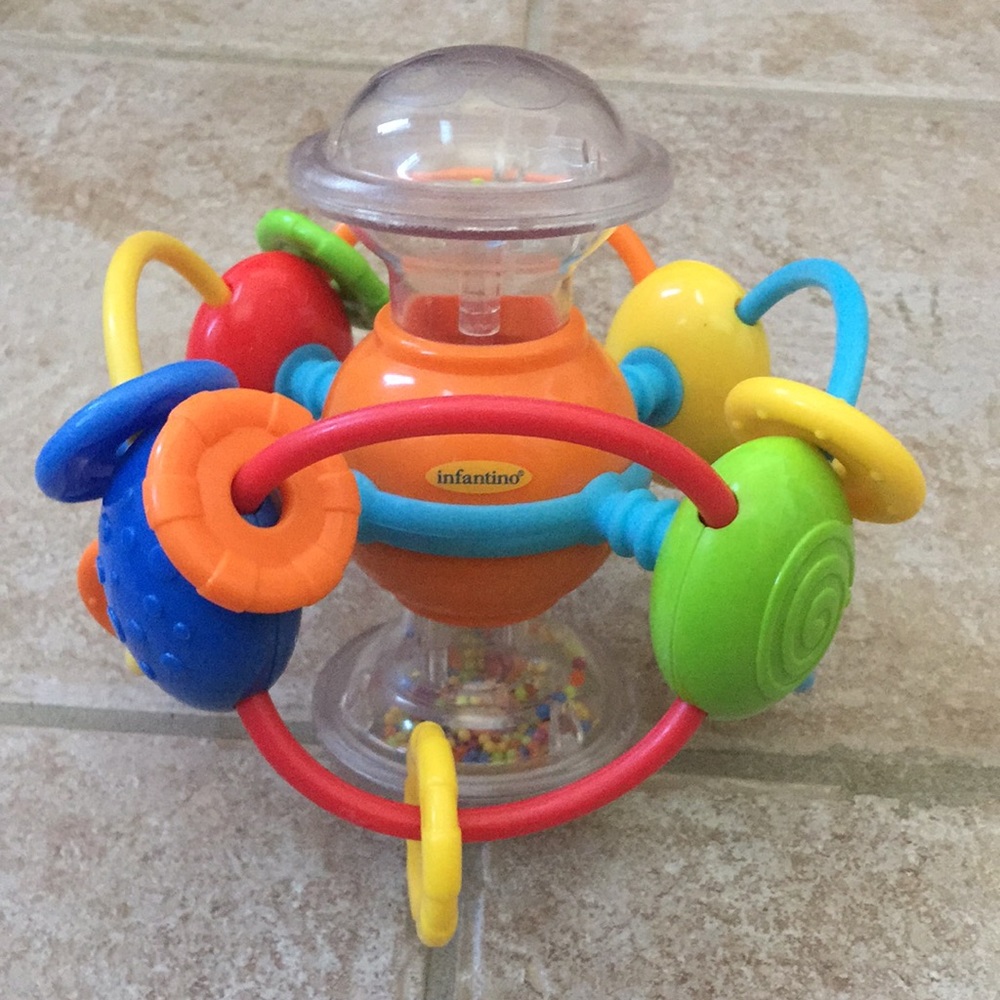 Infantino Baby Activity Ball Sensory Rattle Toy